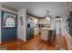 Well-equipped kitchen features stainless appliances, an island, and ample cabinet space at 335 Gum Creek Rd, Roopville, GA 30170