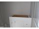 Bathroom cabinet with white finish, sleek hardware, and ample storage at 49 Durham Estates Dr, Sharpsburg, GA 30277