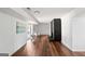 Finished basement with hardwood floors, stylish fireplace, and plenty of natural light at 2541 Peyton Woods Sw Trl, Atlanta, GA 30311