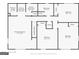 Second-floor layout featuring bedrooms with closets, bathrooms, and dimensions for a primary bedroom at 101 Jasmine Path, Peachtree City, GA 30269