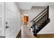 Entryway with staircase and view to study at 101 Jasmine Path, Peachtree City, GA 30269