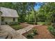 Beautiful home featuring mature landscaping and a stone walkway at 1260 Heards Ferry Rd, Sandy Springs, GA 30328