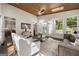 Bright sunroom with wood ceiling, multiple windows offering natural light, and outdoor views at 1260 Heards Ferry Rd, Sandy Springs, GA 30328