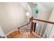 View of the wooden staircase and entry to the home at 465 Willowbrook Dr, Smyrna, GA 30082
