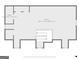 Basement floorplan featuring a utility area and large room, complete with dimensions at 171 Ponderosa Drive, Fayetteville, GA 30214