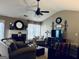 Cozy living room features a fireplace, comfortable seating, and stylish decor at 486 Village Cir, Stockbridge, GA 30281
