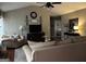 Bright living room with fireplace and neutral color palette at 486 Village Cir, Stockbridge, GA 30281