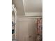 Bathroom with shower stall and decorative floral curtain at 1071 Ponderosa Park Dr, Forest Park, GA 30297