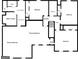 Upstairs floor plan showing bedroom locations, bathrooms, and closets at 122 Claxton Ct, Jonesboro, GA 30238