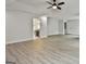 Spacious living room featuring access to bathroom and bedrooms at 122 Claxton Ct, Jonesboro, GA 30238