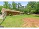 Backyard and exterior showing back of house at 200 Whitney Way, Fayetteville, GA 30214