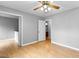 Bedroom with ensuite bath and hardwood floors at 224 Claridge Curv, Peachtree City, GA 30269