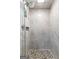 Updated shower featuring tile surround and recessed shelving at 224 Claridge Curv, Peachtree City, GA 30269