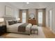 Spacious main bedroom with tray ceiling, neutral decor, and ample natural light at 1155 Graystone Xing, Alpharetta, GA 30005