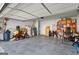 Spacious garage with storage shelves, room for vehicles, and ample workspace at 1511 Arica Ave, Lawrenceville, GA 30043