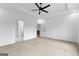 Large main bedroom boasts tray ceilings, large windows and an en suite bathroom at 130 Windchime Way # 9, Tyrone, GA 30290