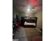 Bedroom featuring bunk beds, desk, and wood-look flooring at 4111 Scott Dr, Forest Park, GA 30297