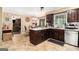 Kitchen with breakfast nook with views to other rooms at 275 Brandon Mill Cir, Fayetteville, GA 30214