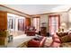 Cozy living room with wood trim and comfortable seating at 275 Brandon Mill Cir, Fayetteville, GA 30214