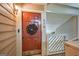 Inviting front door entrance with a wreath, sidelight, and clear address numbers at 578 Mcgill Ne Pl # 578, Atlanta, GA 30312