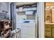 Laundry room with washer and dryer next to the bathroom at 578 Mcgill Ne Pl # 578, Atlanta, GA 30312