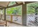 Covered porch with white railings at 578 Mcgill Ne Pl # 578, Atlanta, GA 30312