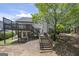 Backyard view showcasing a two-level deck at 9206 Denmeade Trce, Douglasville, GA 30135