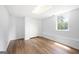 This room has wood floors, a closet and a window at 9206 Denmeade Trce, Douglasville, GA 30135