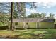 Backyard with large lawn and mature trees, along with back of house at 4954 Browns Mill Rd, Lithonia, GA 30038