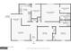 Detailed floor plan showcasing the layout of the home, including the kitchen, bedrooms, bathrooms, and living spaces at 4954 Browns Mill Rd, Lithonia, GA 30038