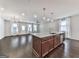 Bright kitchen with an island that includes a sink and stainless steel dishwasher, plus open living area at 1020 Broadview Dr, Marietta, GA 30062