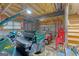 Unfinished basement garage perfect for storing cars, golf carts, lawn equipment and tools at 604 Clearwater Ct, Mcdonough, GA 30252