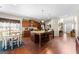 Kitchen featuring stainless appliances, a large island, and a view of the breakfast nook at 71 Pacific Ave, Sharpsburg, GA 30277