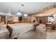 Finished basement with a billiards table, perfect for games and entertainment at 145 Oxford Ln, Fayetteville, GA 30215