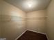 Walk in closet with shelving at 257 Juliet Dr, Hampton, GA 30228