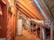 Functional attic space with insulation and mechanical equipment for efficient home systems at 625 Chestnut St # D, Hapeville, GA 30354
