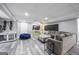 Finished basement featuring a comfortable sectional sofa and entertainment area at 3924 Lorien Nw Way, Kennesaw, GA 30152