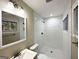 Bathroom with white subway tile and white vanity at 4366 Glenwood Pkwy, Decatur, GA 30032