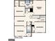 Upper level floor plan featuring a primary suite, three additional bedrooms, a gameroom, two bathrooms, and a laundry room at 4678 Sunrise Rdg, Covington, GA 30016