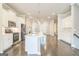 Kitchen featuring a central island and modern appliances offers a seamless flow to adjacent living areas, enhancing comfort at 1106 Bakary Ct, Decatur, GA 30032