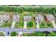 Beautiful home in a desirable neighborhood with mature trees and lush landscaping, outlined in yellow at 1370 Sunnys Halo Dr, Suwanee, GA 30024
