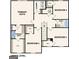 Upper-level floor plan showcases a primary suite, three additional bedrooms, and a laundry room at 4622 Sunrise Rdg, Covington, GA 30016