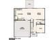Main level floor plan featuring an open-concept layout with a kitchen, dining room, and great room at 4622 Sunrise Rdg, Covington, GA 30016