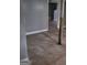 Unfinished room with gray painted walls and tile floors at 957 Astor Ave, Forest Park, GA 30297