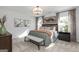 Serene main bedroom with neutral tones, elegant furnishings, and ample natural light for a tranquil retreat at 602 Belshire Dr, Acworth, GA 30102