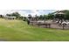 Fenced playground features mature trees and shade for children and families at 602 Belshire Dr, Acworth, GA 30102
