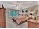Bedroom with lots of natural light and attractive decorative elements at 1214 Weatherstone Way, Peachtree City, GA 30269