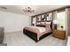 Bright main bedroom with ample natural light and stylish decor, featuring neutral tones and complementary furnishings at 608 Belshire Dr, Acworth, GA 30102