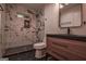 Modern bathroom with sleek vanity and tiled shower at 1772 Martin Se Pl, Smyrna, GA 30080