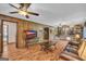Inviting living room provides access to an adjacent room through the doorway at 6023 Highway 20 S, Covington, GA 30016